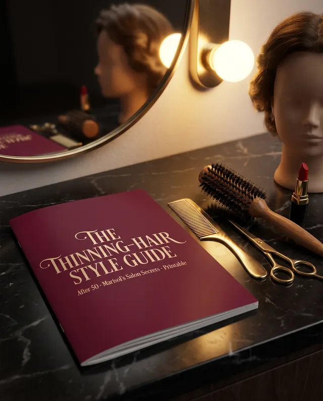 Thinning-Hair Style Guide After 50, printed